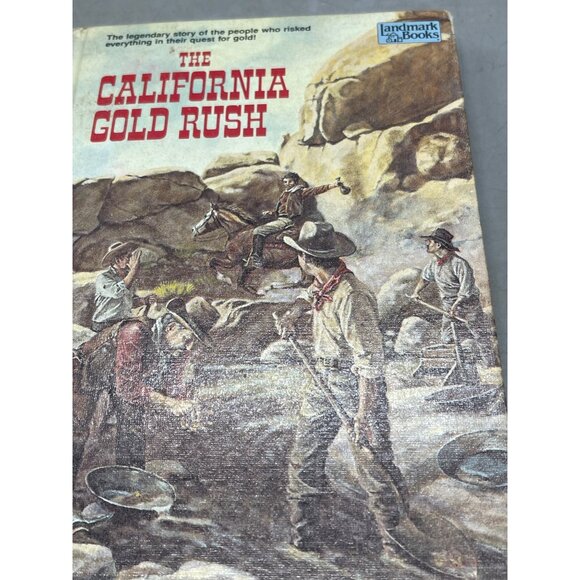 the California gold rush hardcover book landmark books by May McNeer 1950 Read - Picture 3 of 11